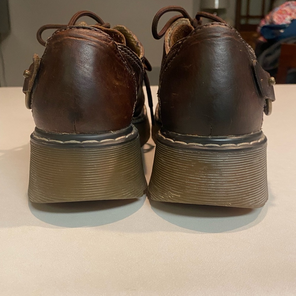 DR. MARTENS DOCS SIGMA LEATHER SHOE RARE CHUNKY SZ 39 US 8 L  GUC - Picture 6 of 16